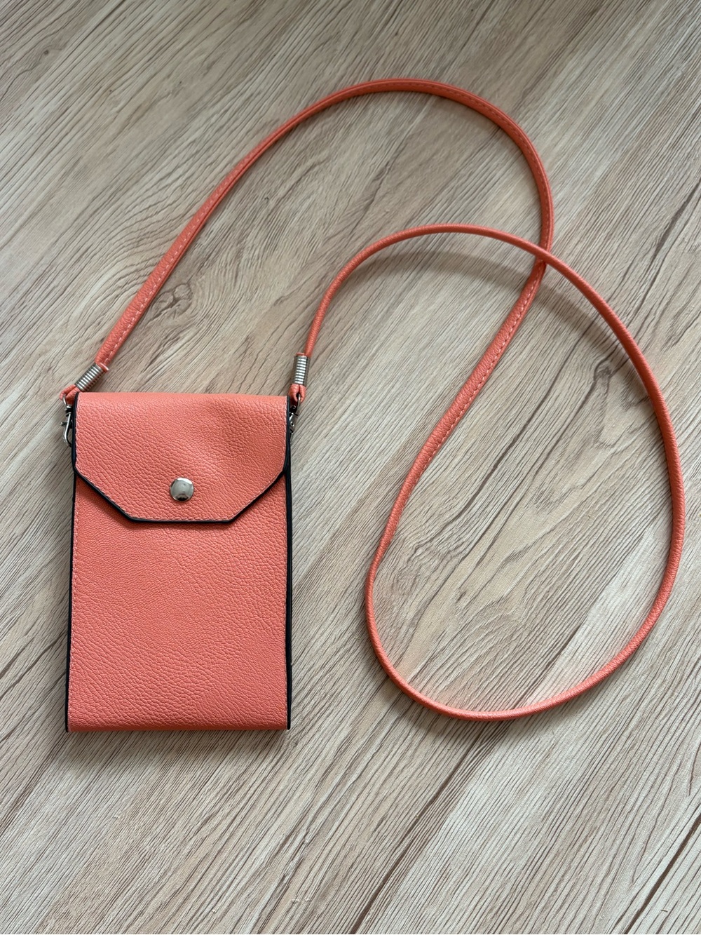 Faux Leather Crossbody Pouch